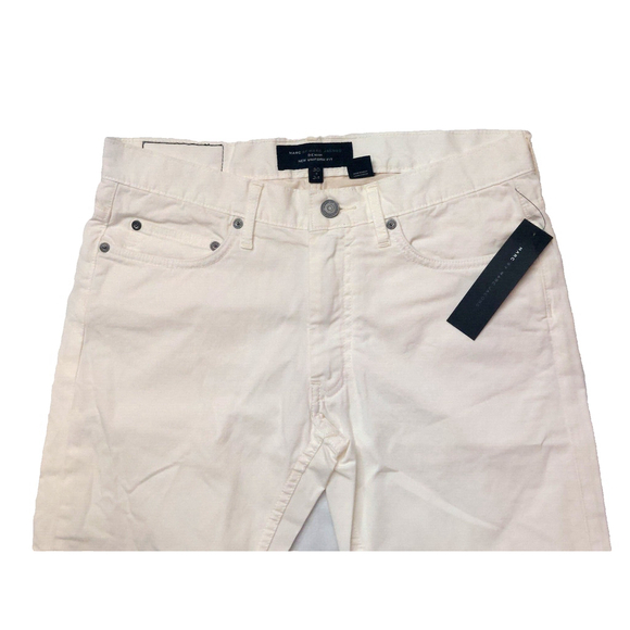 Marc by Marc Jacobs Canvas White New Uniform Fit Straight Leg Jeans 30x34 - Picture 14 of 16